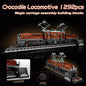 Creative Expert Crocodile Locomotive Building Blocks Trains Tracks Car Model Compatible 10277 Bricks Toys For Children Gifts-EXPROTAS