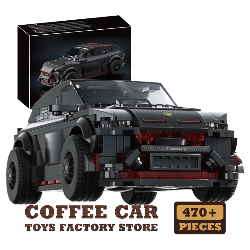 City SUV Off-Road Vehicle Building Blocks MOC Station Wagon Brick Toy Set