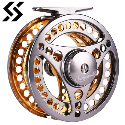 Fly Fishing Reel Large Arbor 2+1BB CNC Aluminium Body Spool Sougayilang