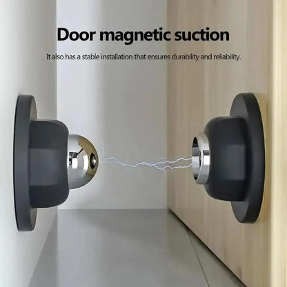 Silicone Magnetic Door Stopper Strong Mute Anti-Collision Holder Household Hotel