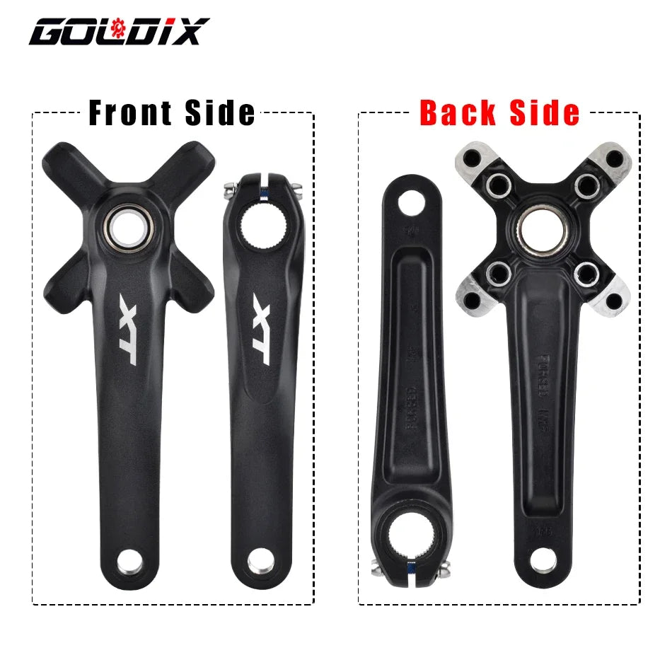 GOLDIX MTB Crankset 104BCD Narrow Wide Chainring 170/175mm for Shimano SRAM