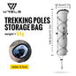 WRELS Lightweight External Hiking Pole Storage Bag Fish Bone Pocket Lightweight Opening Tightening Buggy Bag Trekking Poles Bag