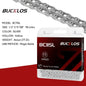 BUCKLOS 8-12 Speed Bike Chain MTB Road Bicycle Chain 116L Shimano SRAM