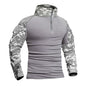 Mens Combat Military Tactical Long Sleeve Camo T-Shirt Army Shirt