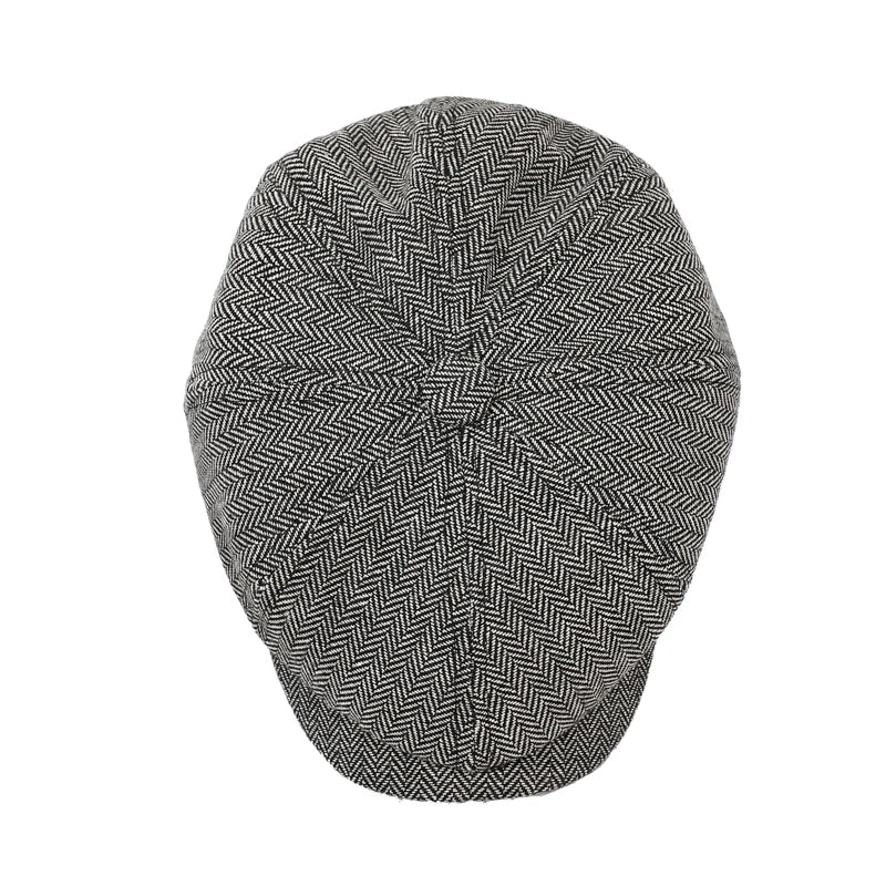 Unisex Newsboy Hat Retro Beret Cap for Spring Autumn Travel Casual