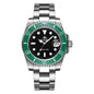 Addiesdive Stainless Steel Watch Men Luxury Quartz Waterproof Business Leisure