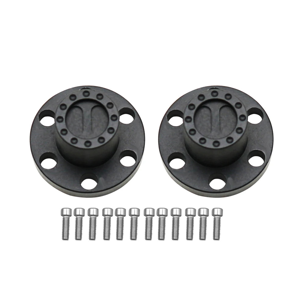 1/10 RC Crawler Metal Wheel Center Dust Caps 6-Hole for 1.9" & 2.2" Wheels - EXPROTAS
