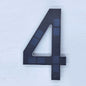 Solar House Number Light LED Address Plaque Sign for Door Wall Outdoor