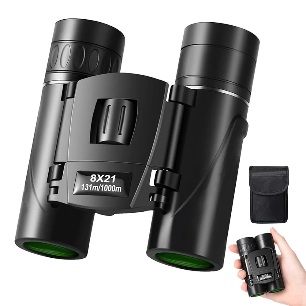 8x21 Compact Mini Binoculars Lightweight Kids Concert Opera Sports Travel