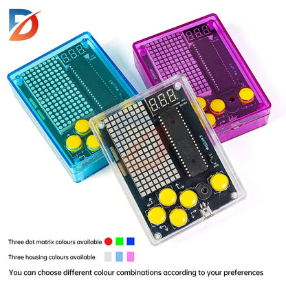 DIY Pixel Game Console 51 Single-Chip Soldering Machine Puzzle Electronic
