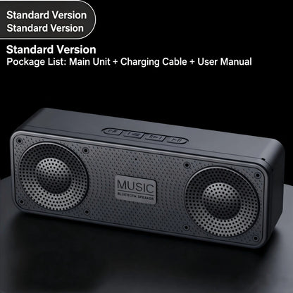 EXPROTAS Bluetooth Speaker Portable Subwoofer Wireless Outdoor FM Stereo