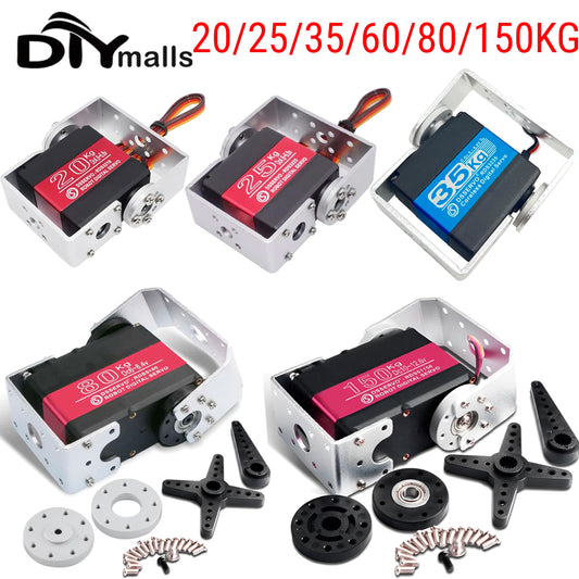 Digital Metal Servo 20KG 25KG 35KG 60KG 80KG 150KG High Torque Robot
