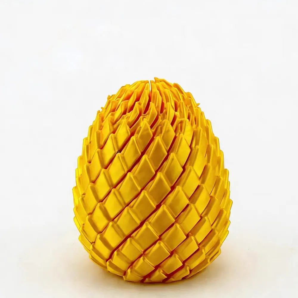 3D Printed Dragon Egg Stress Relief Fidget Desk Ornament Deformable Twist