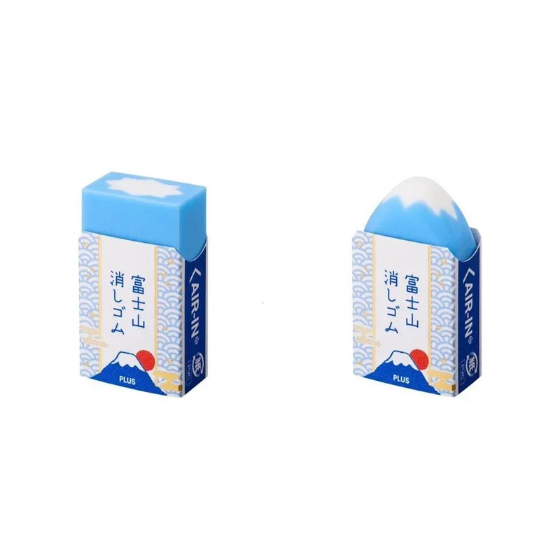 Japanese Mount Fuji Pencil Eraser Rubber Blue Pink Novelty Stationery