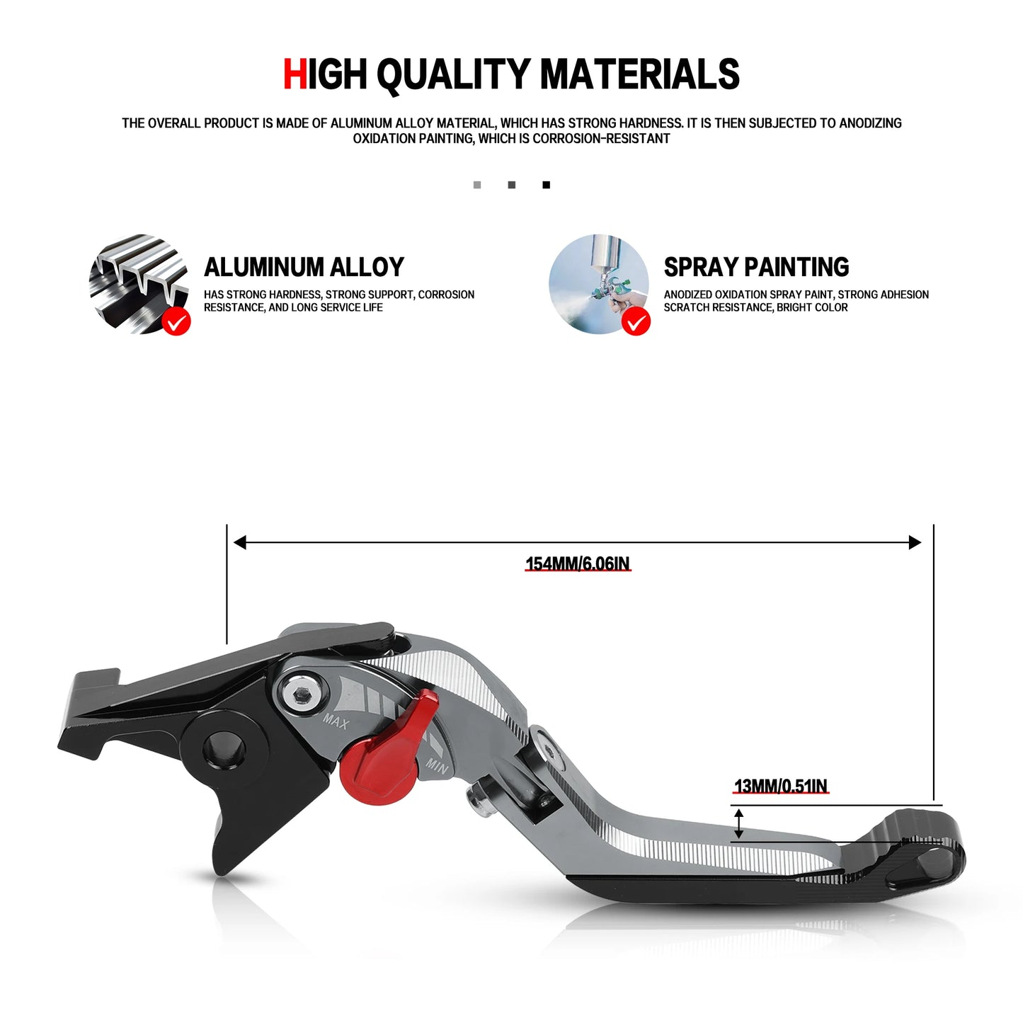 5D CNC Aluminum Foldable Motorcycle Brakes Levers Set for Himalayan 450 2023