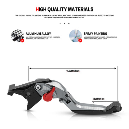5D CNC Aluminum Foldable Motorcycle Brakes Levers Set for Himalayan 450 2023