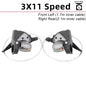 MicroNEW MTB Shifter Lever 3x7 3x8 3x9 3x10 3x11 Speed Front Rear Trigger Shift
