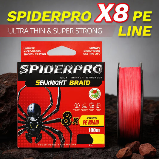 SeaKnight PE Line 100M Braided Fishing Line 15-100LB Saltwater Strong