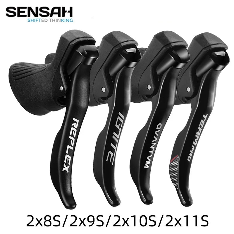 SENSAH IGNITE Road Bike Shifters 2x8 2x9 2x10 Speed Brake Lever 16/18/20 Speed Bicycle Derailleur For Shimano Sora Tiagra Claris-EXPROTAS