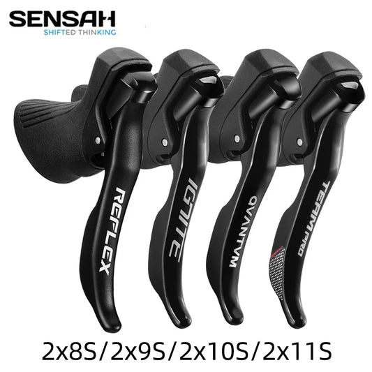 SENSAH IGNITE Road Bike Shifters 2x8 2x9 2x10 Speed Brake Lever 16/18/20 Speed Bicycle Derailleur For Shimano Sora Tiagra Claris-EXPROTAS
