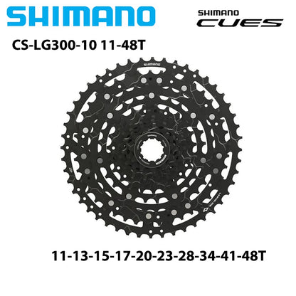 Shimano CUES Linkglide 10-Speed Cassette CS-LG300-10 / CS-LG400-10 11-39T to 11-48T