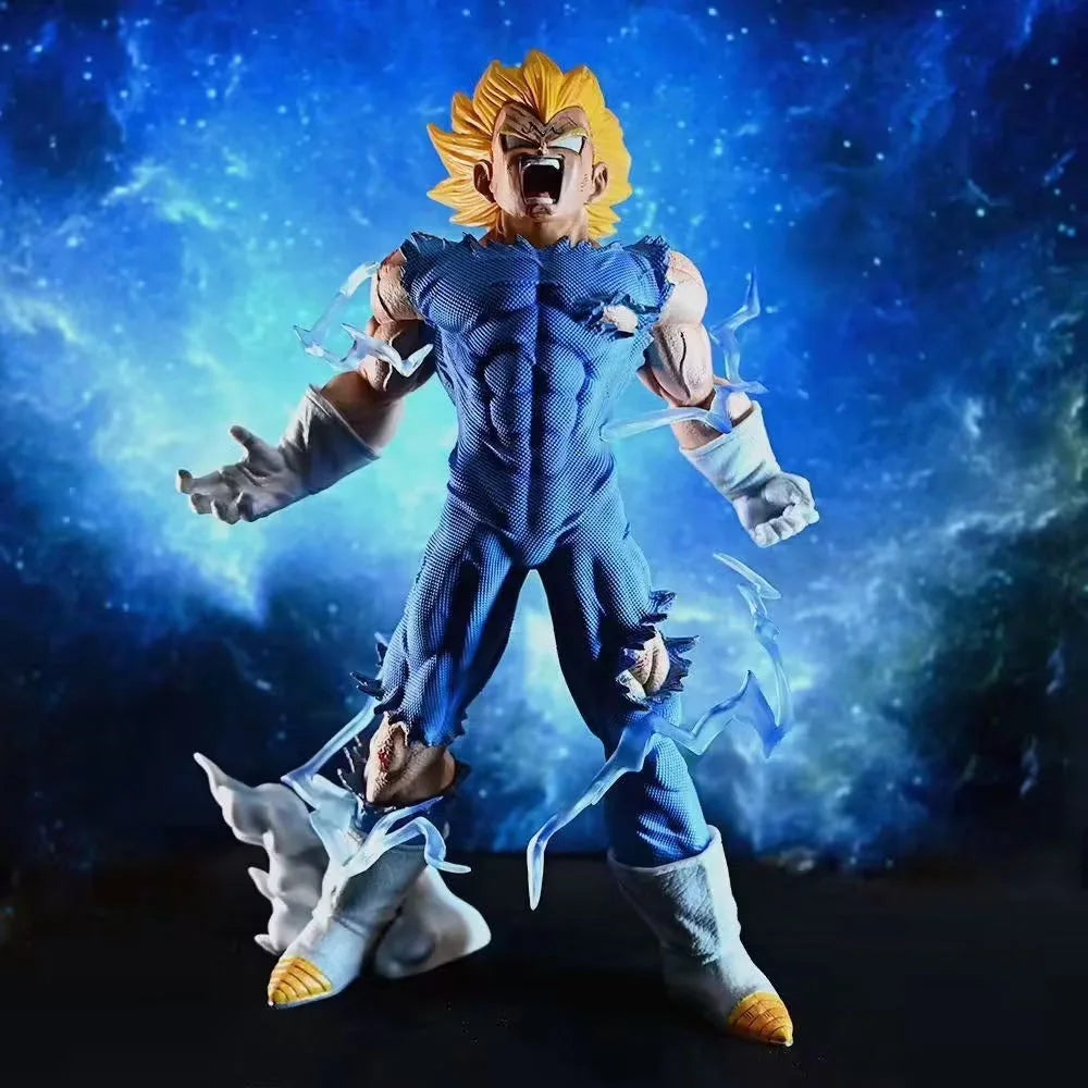 27cm Dragon Ball Z Majin Vegeta Self-Destruct Figure PVC Anime Statue Toy