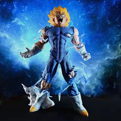 27cm Dragon Ball Z Majin Vegeta Self-Destruct Figure PVC Anime Statue Toy