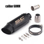 51/60mm Motorcycle Exhaust Pipe | Straight-Through Muffler for Honda/Yamaha