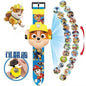 Paw Patrol 3D Projection Watch Digital Dog Action Figures Toys Chase