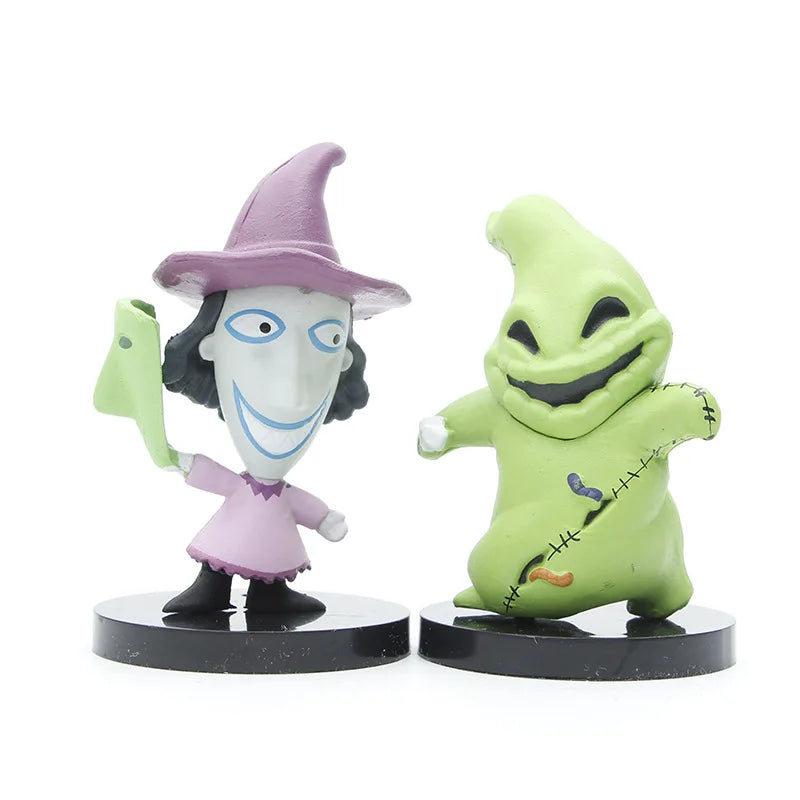 10pcs Nightmare Before Christmas Sally Jack Skellington PVC Vinyl Figure Set