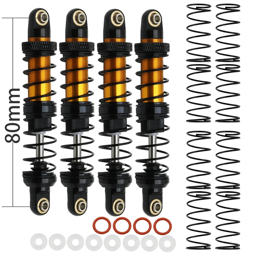 1/10 RC Crawler Metal Oil-Filled Shock Absorbers - EXPROTAS