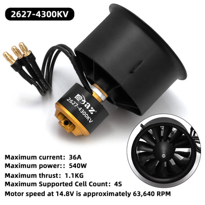Rcxaz RC Mini Brushed ESC 30A Electric Motor for 1/10 Scale Car