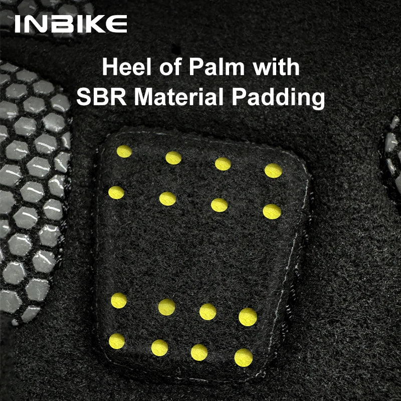 INBIKE Half Finger Cycling Gloves Padded Palm MTB Road Bike Summer Men