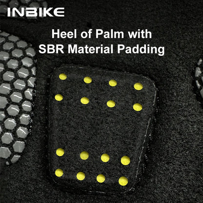 INBIKE Half Finger Cycling Gloves Padded Palm MTB Road Bike Summer Men