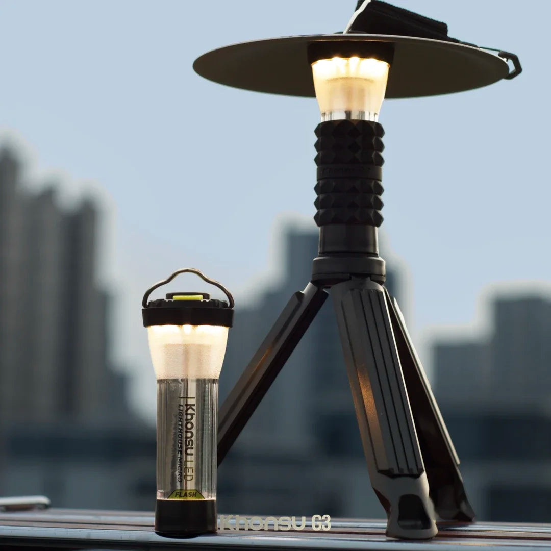 Lighthouse Camping Light 3000mah LED Tent Lamp Multifunctional Lantern