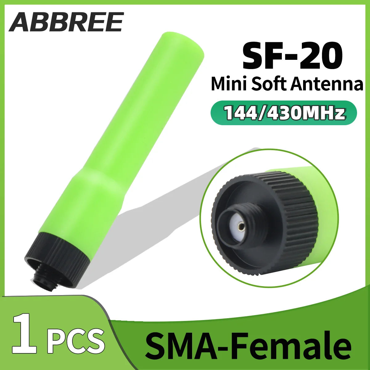 SMA-Female Antenna for Baofeng UV-32 UV-K5 Dual Band VHF UHF Radio