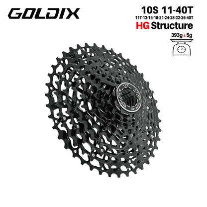 GOLDIX Mountain Bike Cassette 9 10 11 12 13 Speed HG Carbon Steel - EXPROTAS