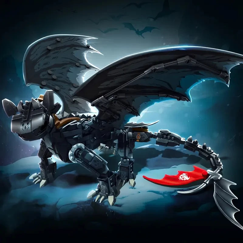 1026+pcs Dragon Master Building Blocks Set Collection Model Educational Toy Gift