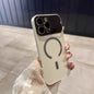 Large Window MagSafe Case for iPhone 12-17 Air Pro Max Camera Glass Cover