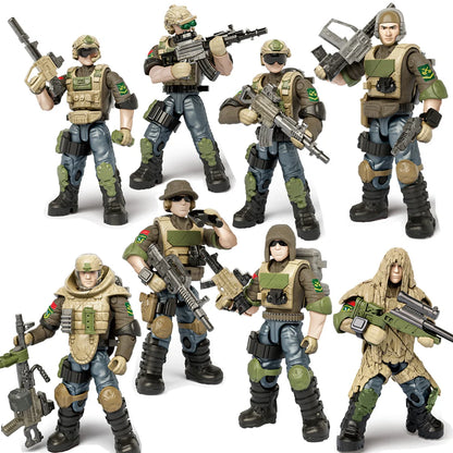 World War Building Blocks Military Soldiers Toy Figures Army Set