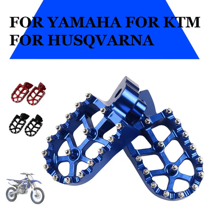 Motorcycle CNC Foot Pegs Footpeg Pedals FootRest For YAMAHA YZ 65 85 125 250 125X 250X 250FX 450FX WR 250F 450F YZF WRF 250 450-EXPROTAS
