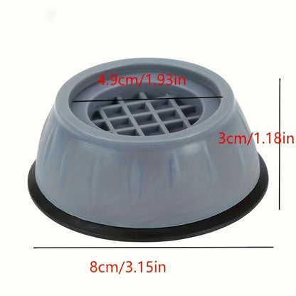4PCS Vibration Feet Pads for Washing Machine & Fridge - Anti-Slip Dampers