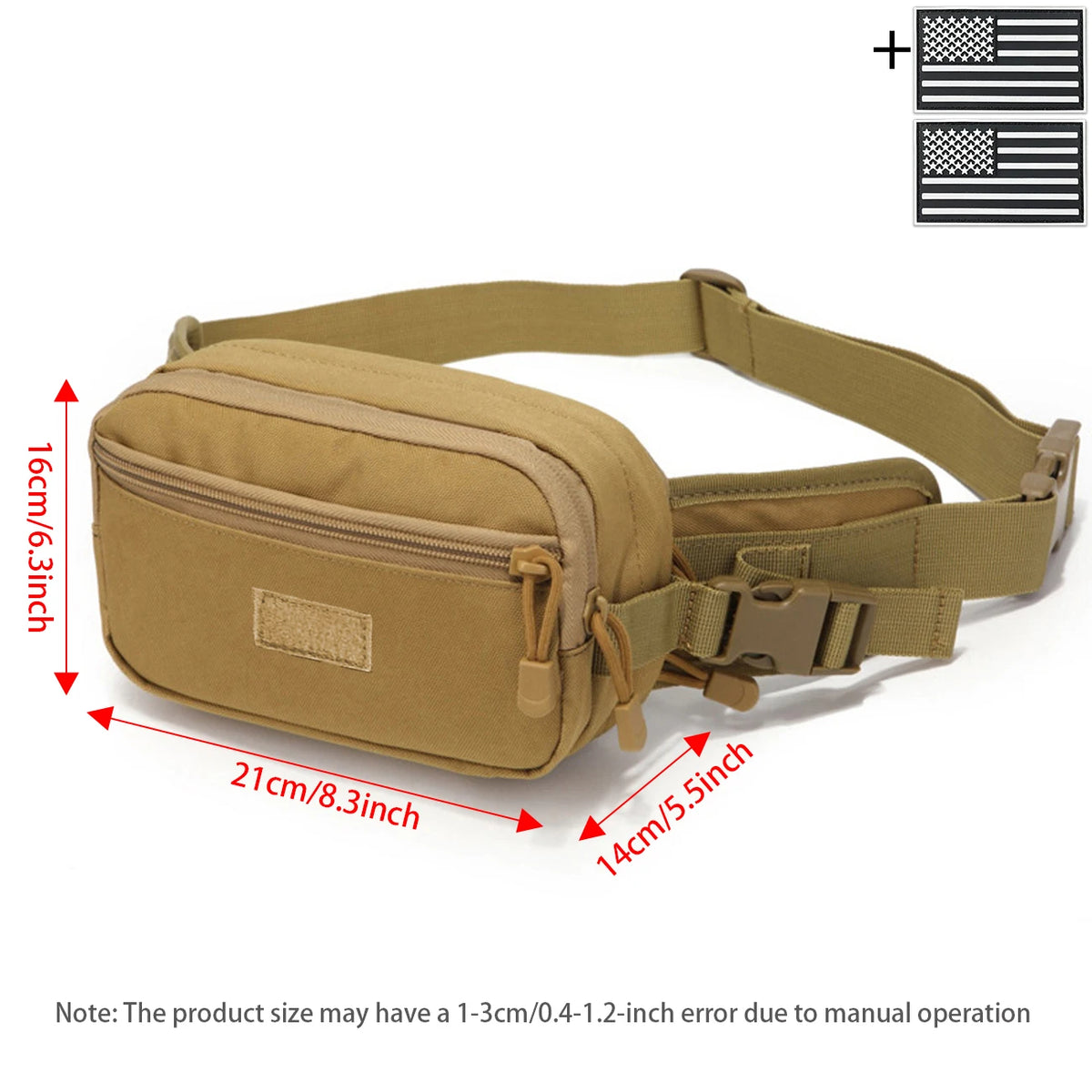 Adjustable Waist Belt Outdoor Equipment Bag with Adjustable Length