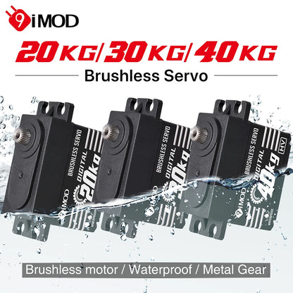Aluminum Alloy Case 40KG Brushless Digital Servo for 1/8 1/10 RC Car