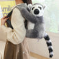 1Pc 40CM Animal Shoulders Bag Plush Toy Backpack Cute Sloth Lemur Elephant