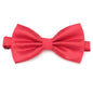 Bow Tie Solid Color Adjustable Wedding Party Ties for Men Women