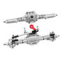 CNC Aluminum Diamond Front & Rear Axle for 1/10 RC Crawler Axial SCX10 II 90046/90047 - EXPROTAS