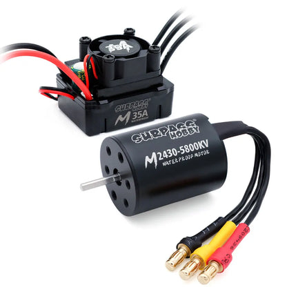 1/18 RC Brushless Motor & M35A ESC Combo for Surpass Hobby 2430 2440