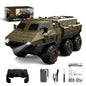 New 1:16 6WD Armored RC Military Truck, 360° Stunt High-Speed Climbing 2.4G Remote Control Toy for Boys