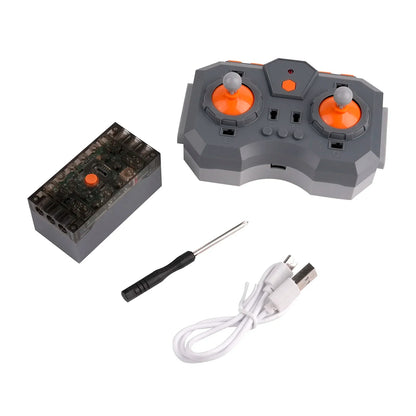 Lithium Battery Box 8-Way Remote Control MOC Building Blocks 6.0 Set